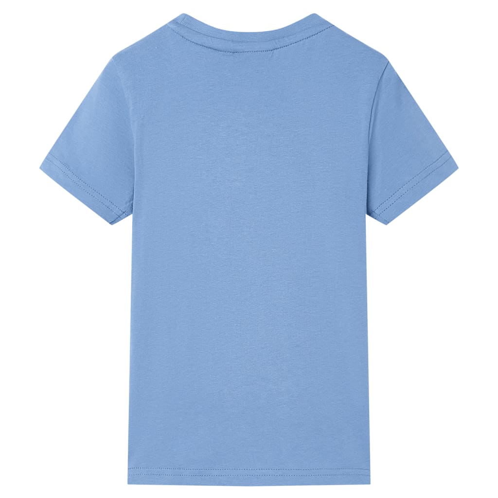 VidaXL Chemise enfant 116 bleu moyen
