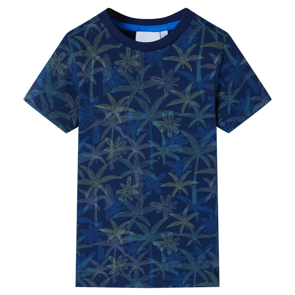 Chemise enfant VidaXL 140 bleu marine