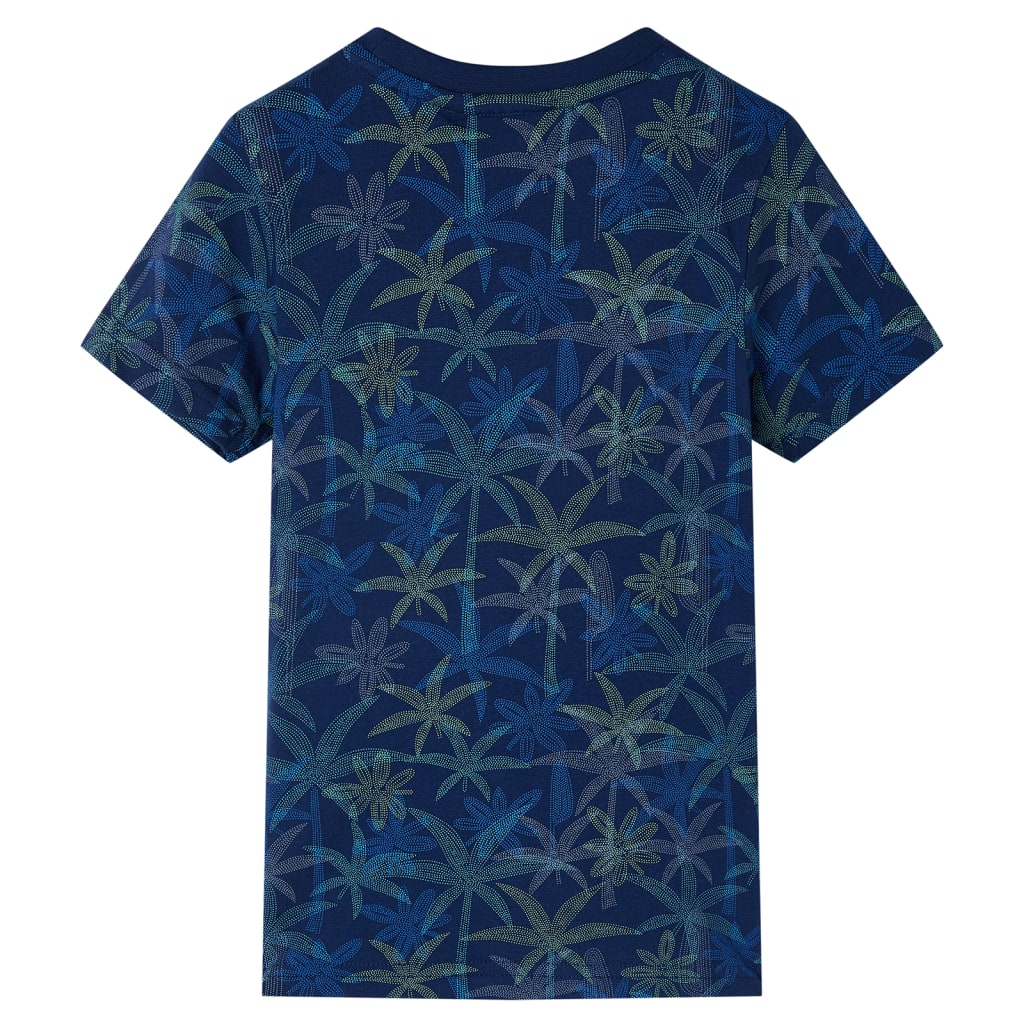 Chemise enfant VidaXL 140 bleu marine