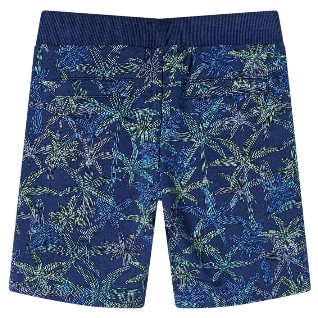 VidaXL Short enfant avec cordon de serrage 92 bleu marine