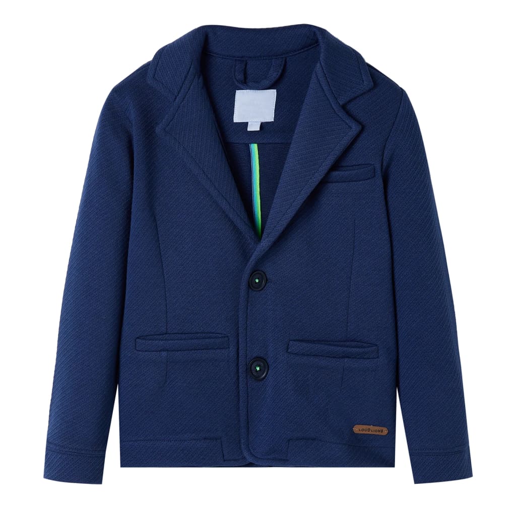 VidaXL Costume enfant 116 bleu foncé