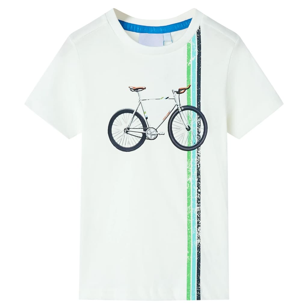 VidaXL Chemise enfant à manches courtes 92 écru