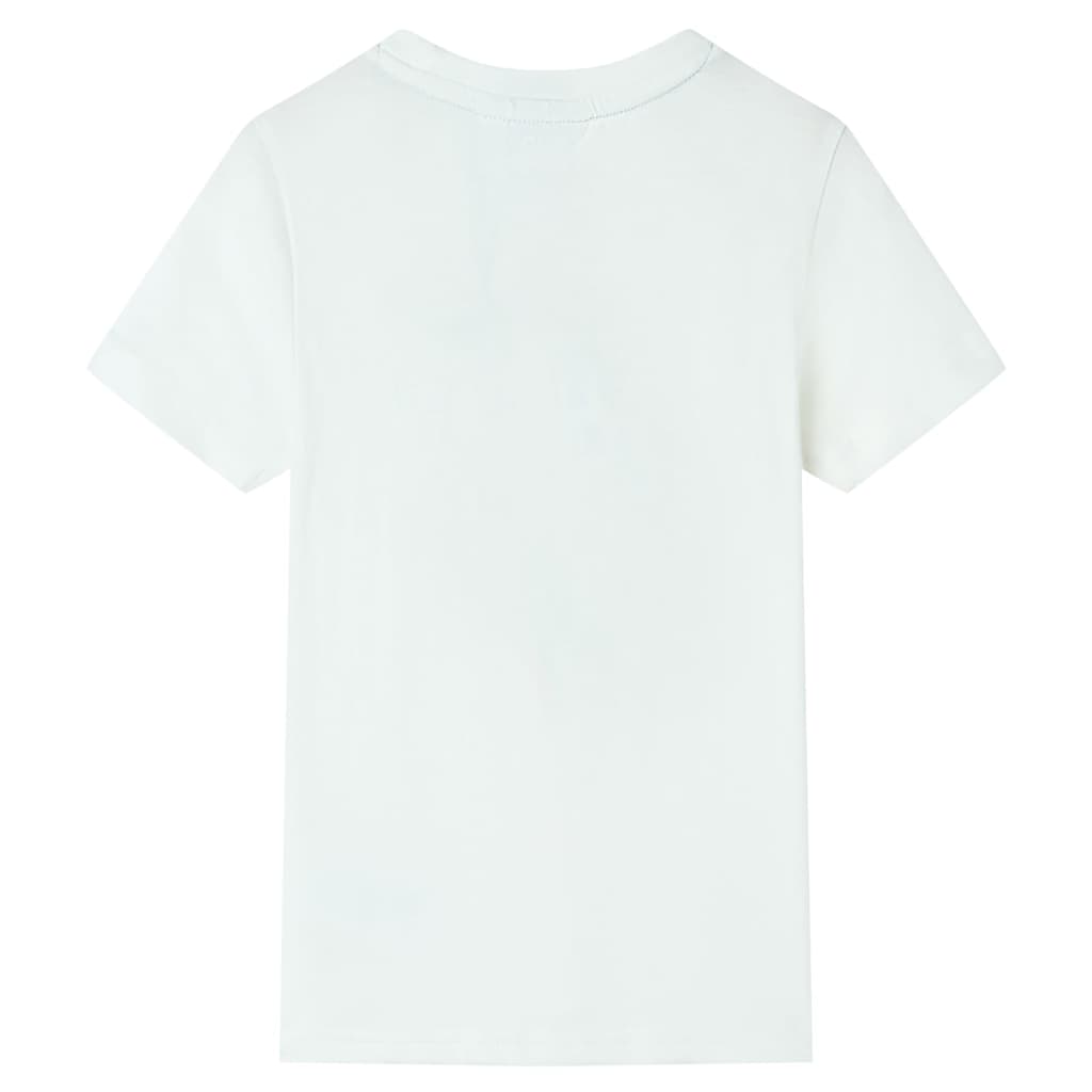 VidaXL Chemise enfant manches courtes 140 écru