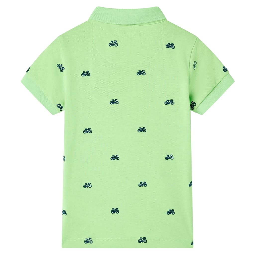VidaXL Polo enfant 140 vert fluo