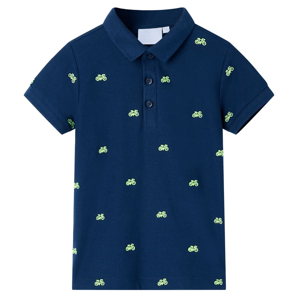 VidaXL polo enfant 140 bleu marine