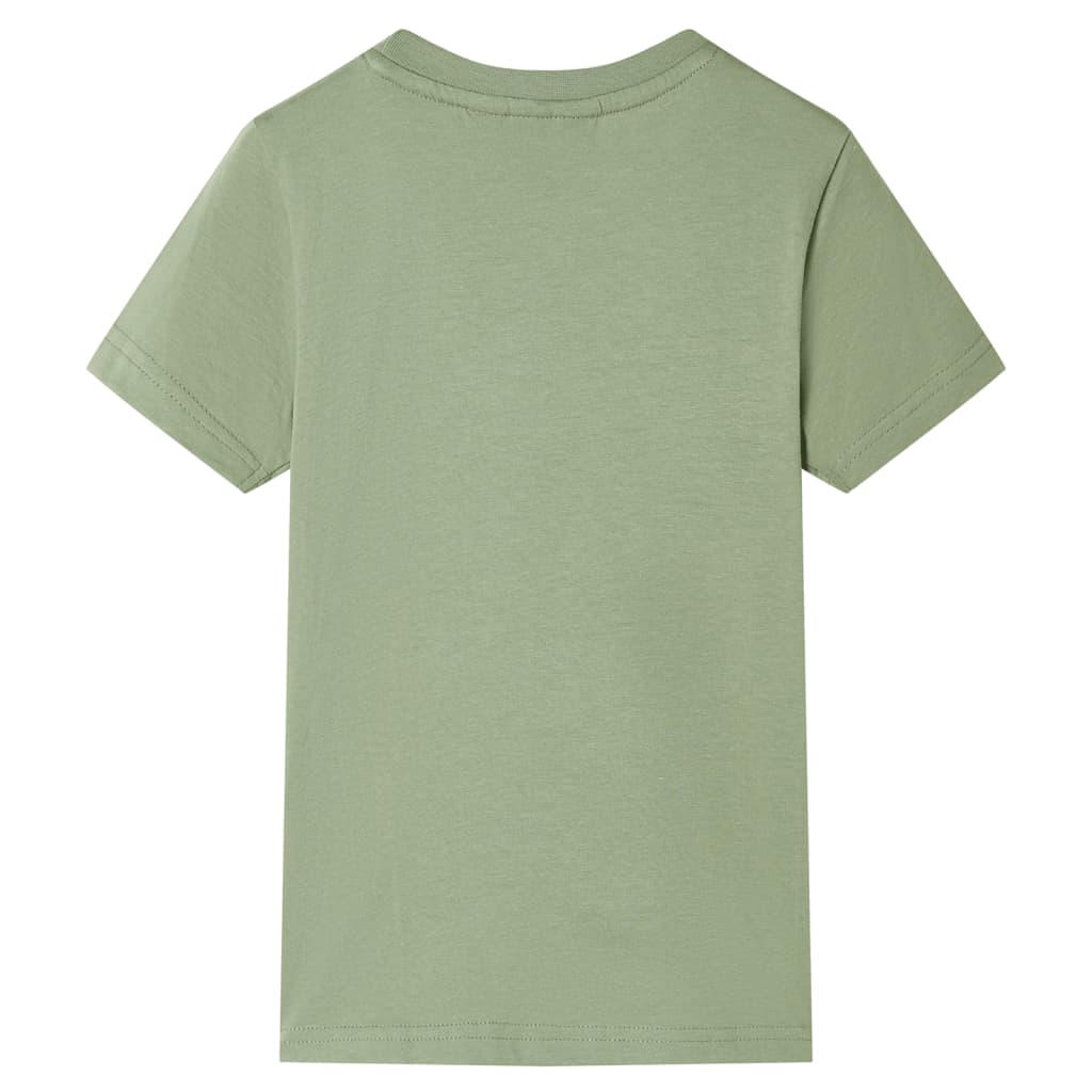 VidaXL Chemise enfant à manches courtes 104 kaki clair