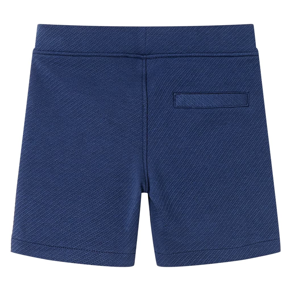 VidaXL Short enfant avec cordon de serrage 116 bleu foncé