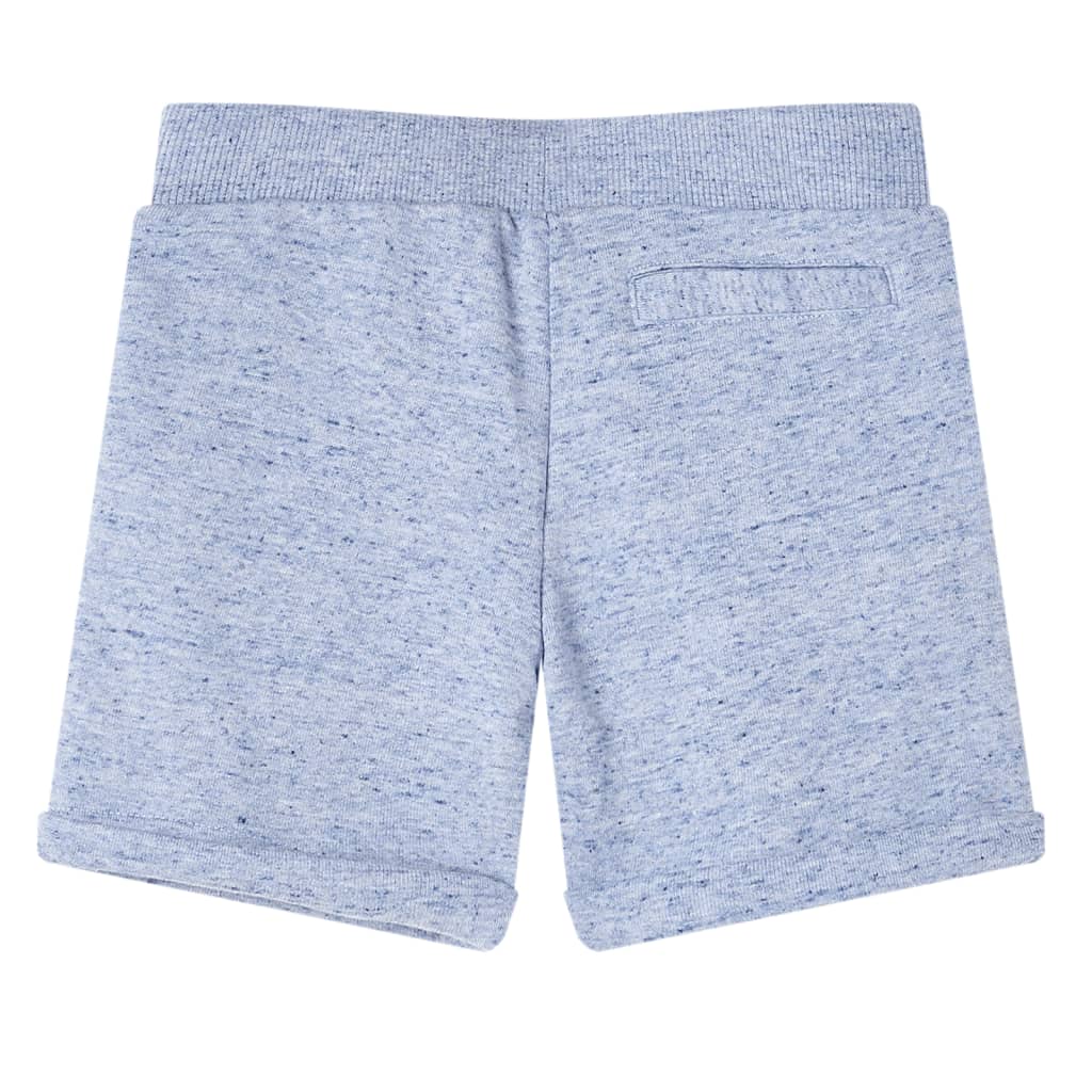 VidaXL Short enfant avec cordon de serrage 140 bleu mélange