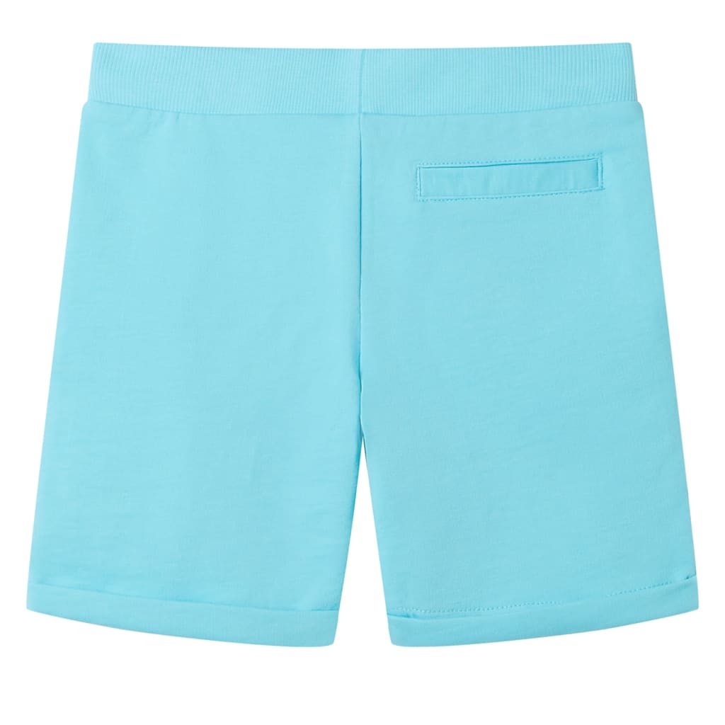 VidaXL Short enfant avec cordon de serrage 92 bleu mer