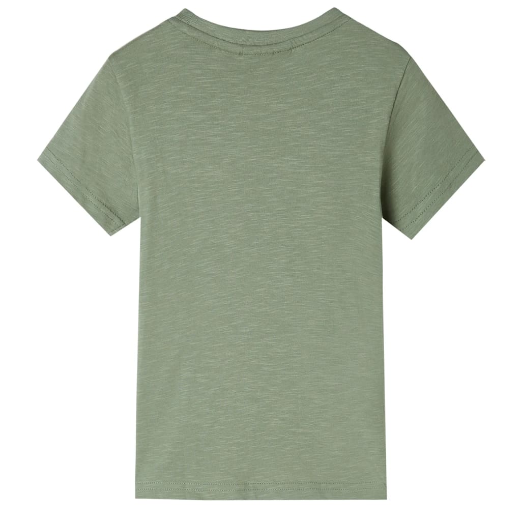 VidaXL Chemise enfant à manches courtes 104 kaki clair