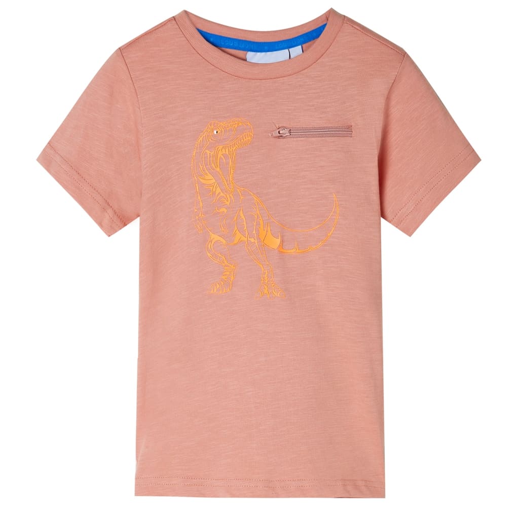 VidaXL Chemise enfant à manches courtes 116 orange clair