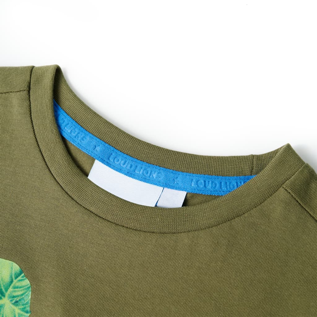 VidaXL Chemise enfant 128 kaki