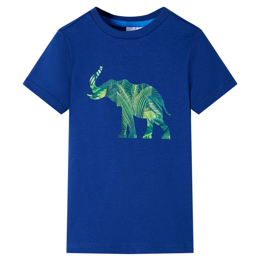 VidaXL Chemise enfant 116 bleu foncé