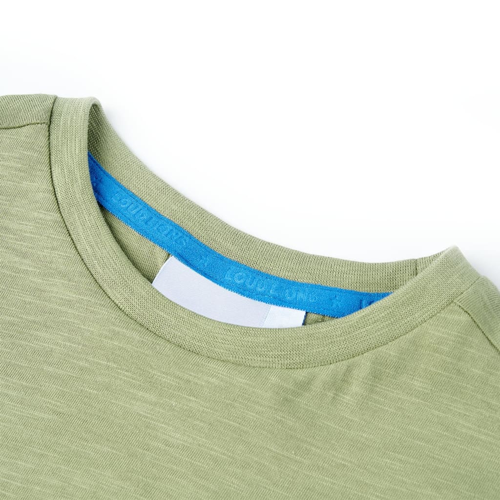 VidaXL Chemise enfant 128 kaki clair