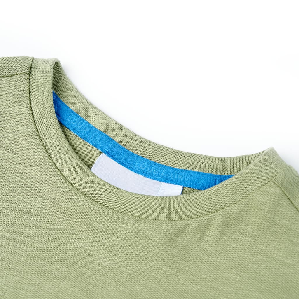 Chemise enfant VidaXL 140 kaki clair