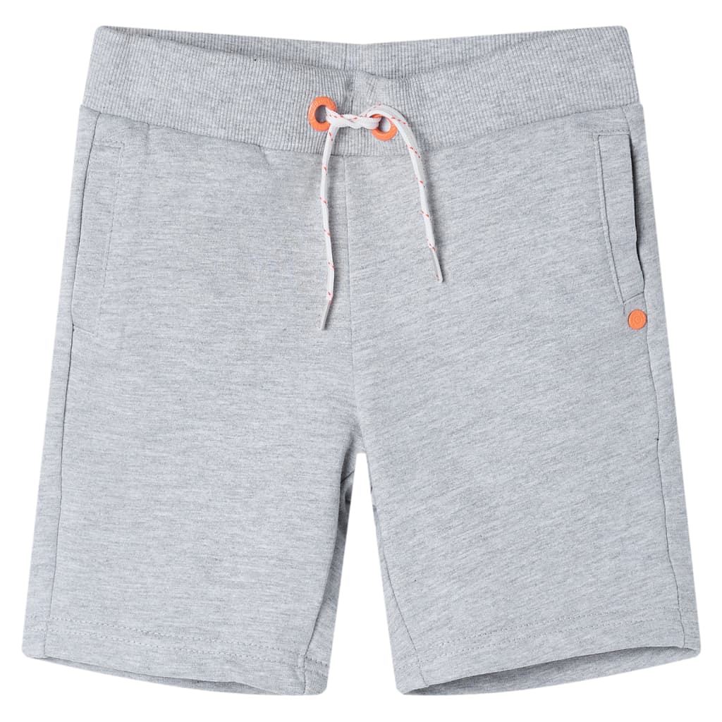VidaXL Short enfant avec cordon de serrage 92 gris