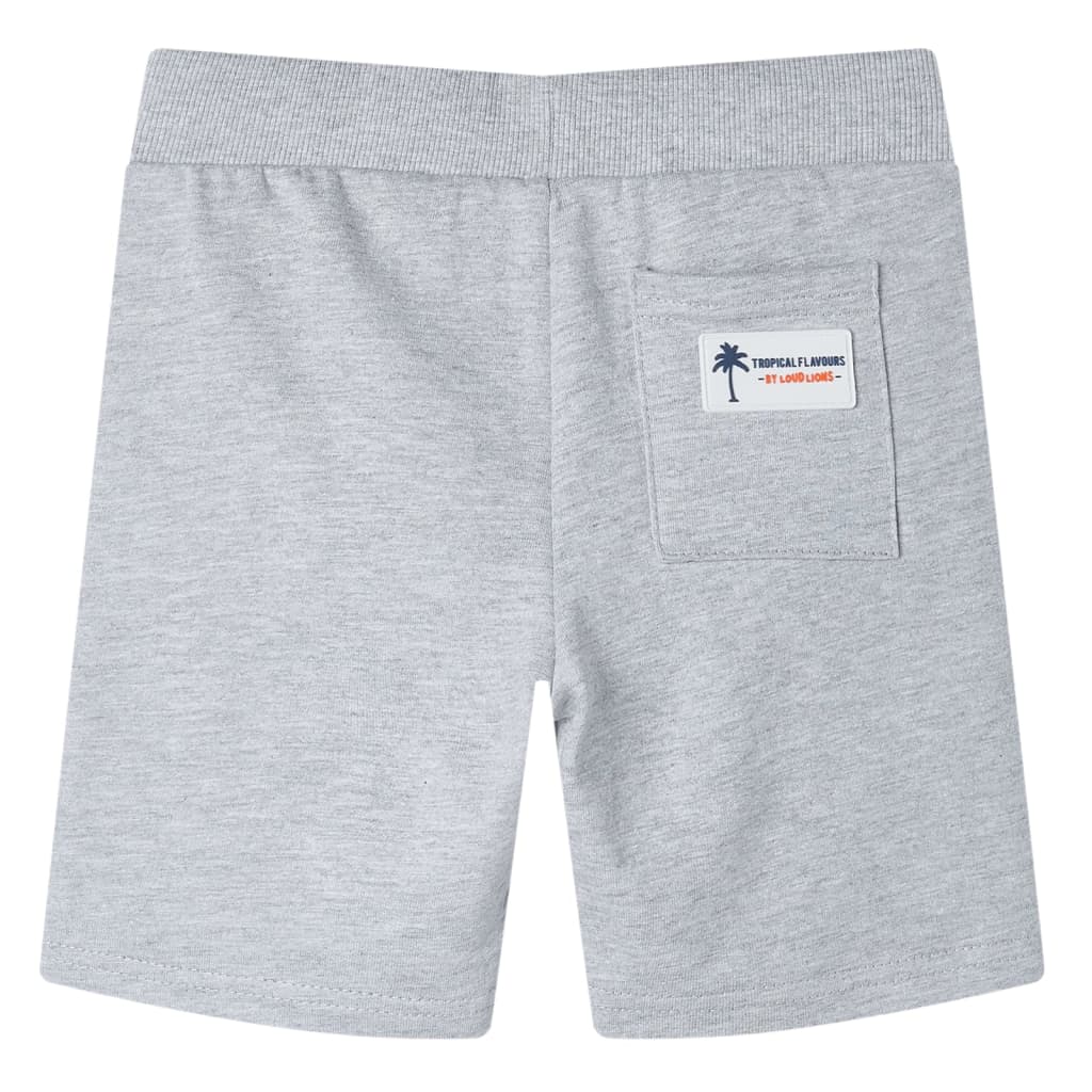 VidaXL Short enfant avec cordon de serrage 140 gris