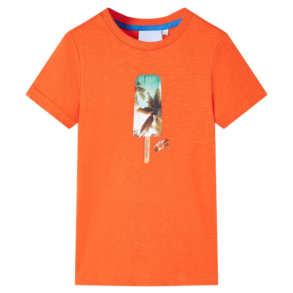 VidaXL Chemise enfant 92 orange foncé