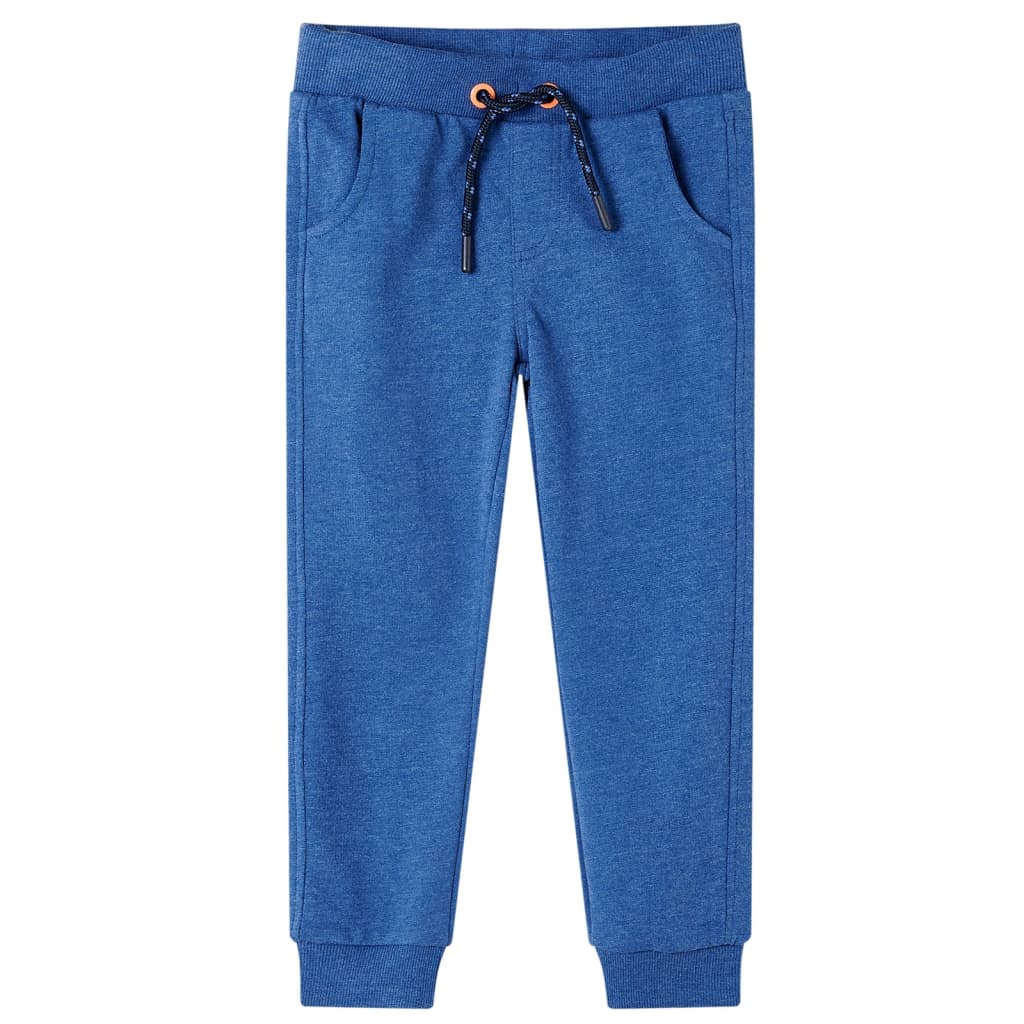 VidaXL Pantalon de survêtement pour enfants 128 bleu foncé