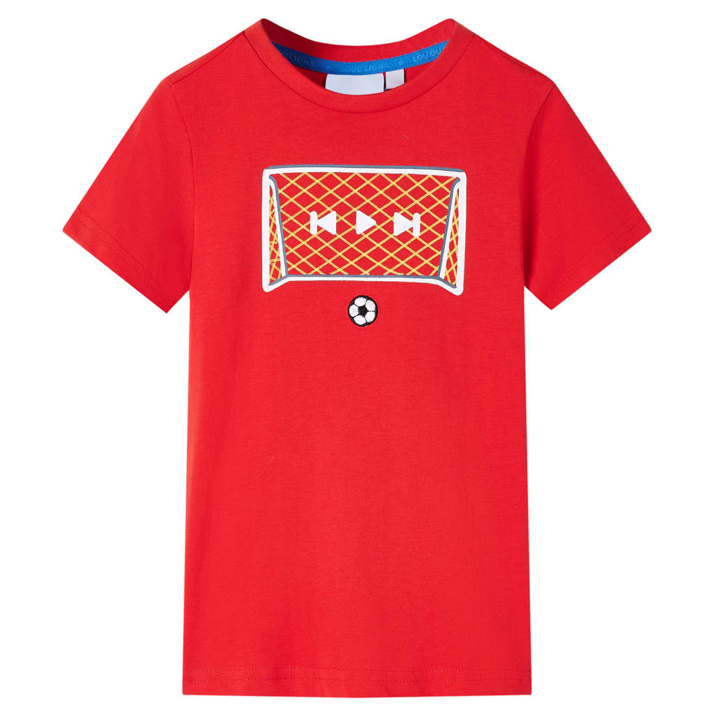 VidaXL Chemise enfant 92 rouge