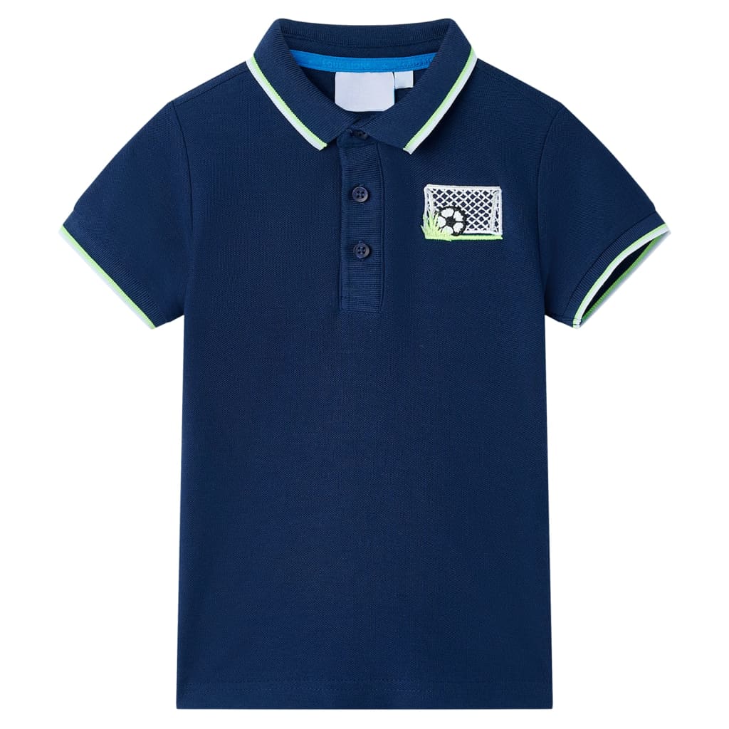 VidaXL Polo enfant 104 bleu marine