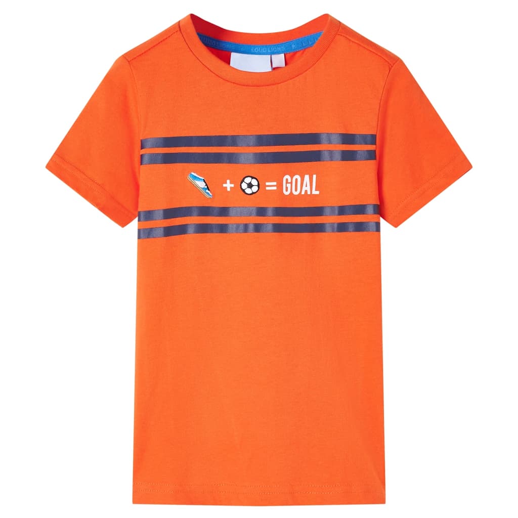 VidaXL Chemise enfant 140 orange foncé