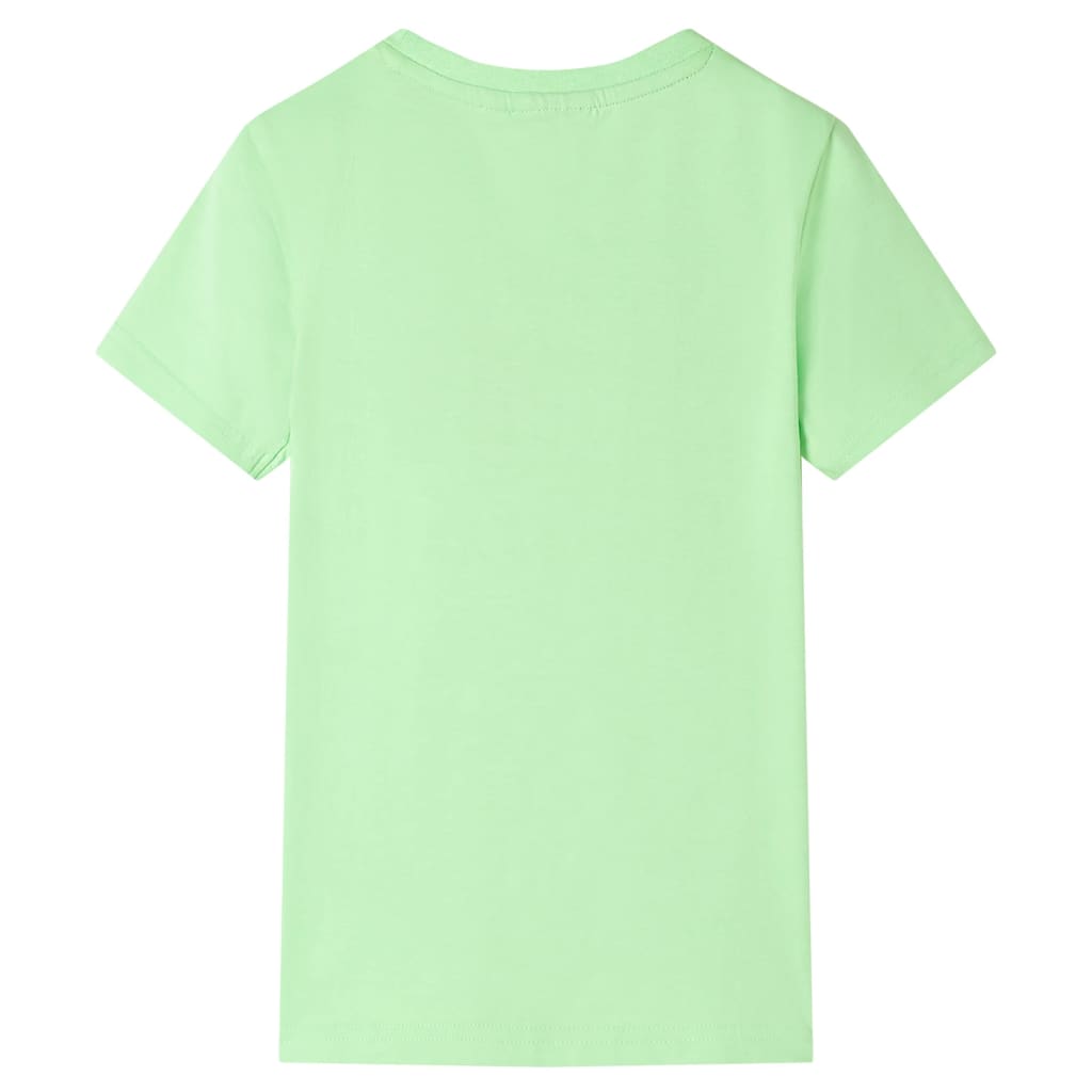 VidaXL Chemise enfant 128 vert fluo