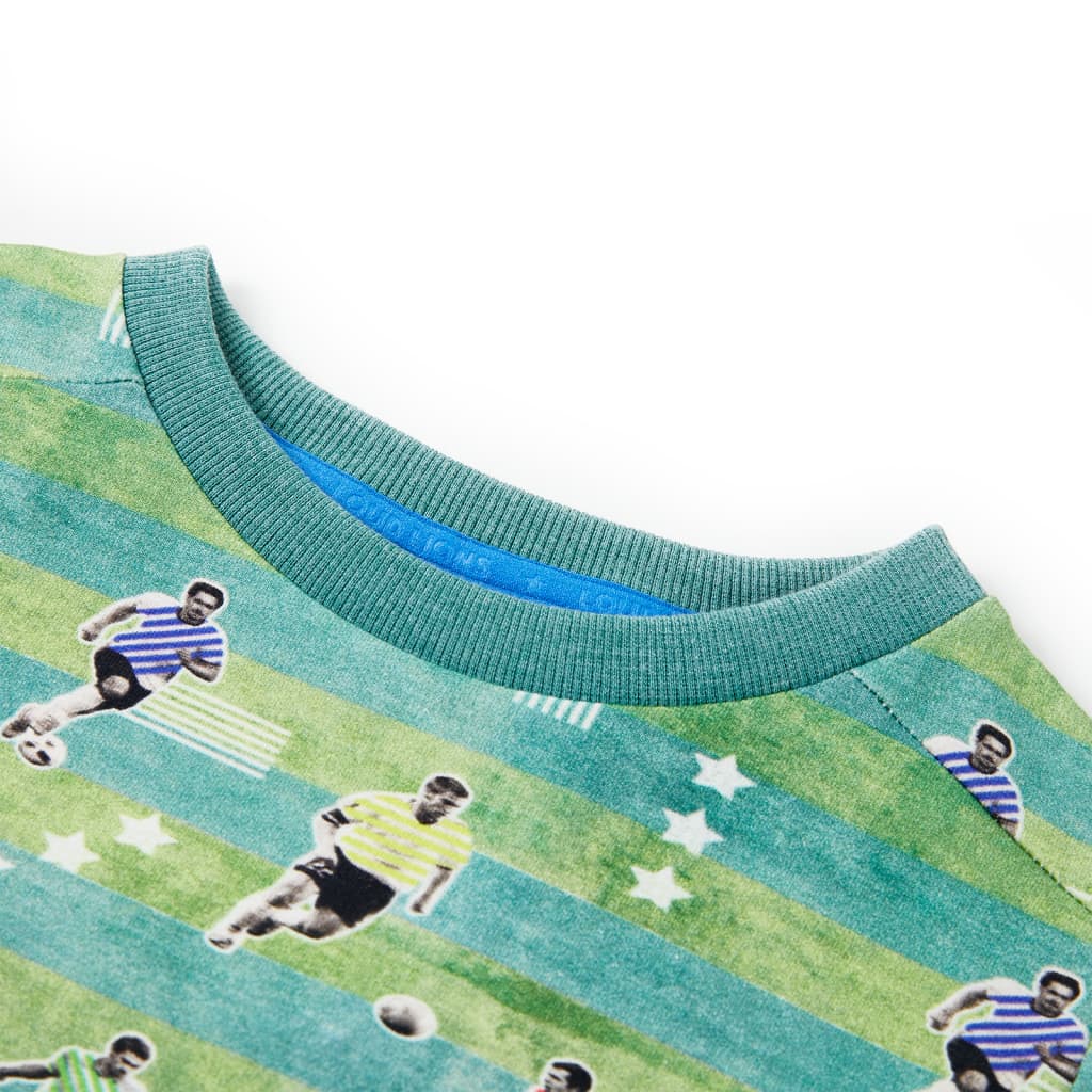 VidaXL Pull enfant 128 vert clair mélangé