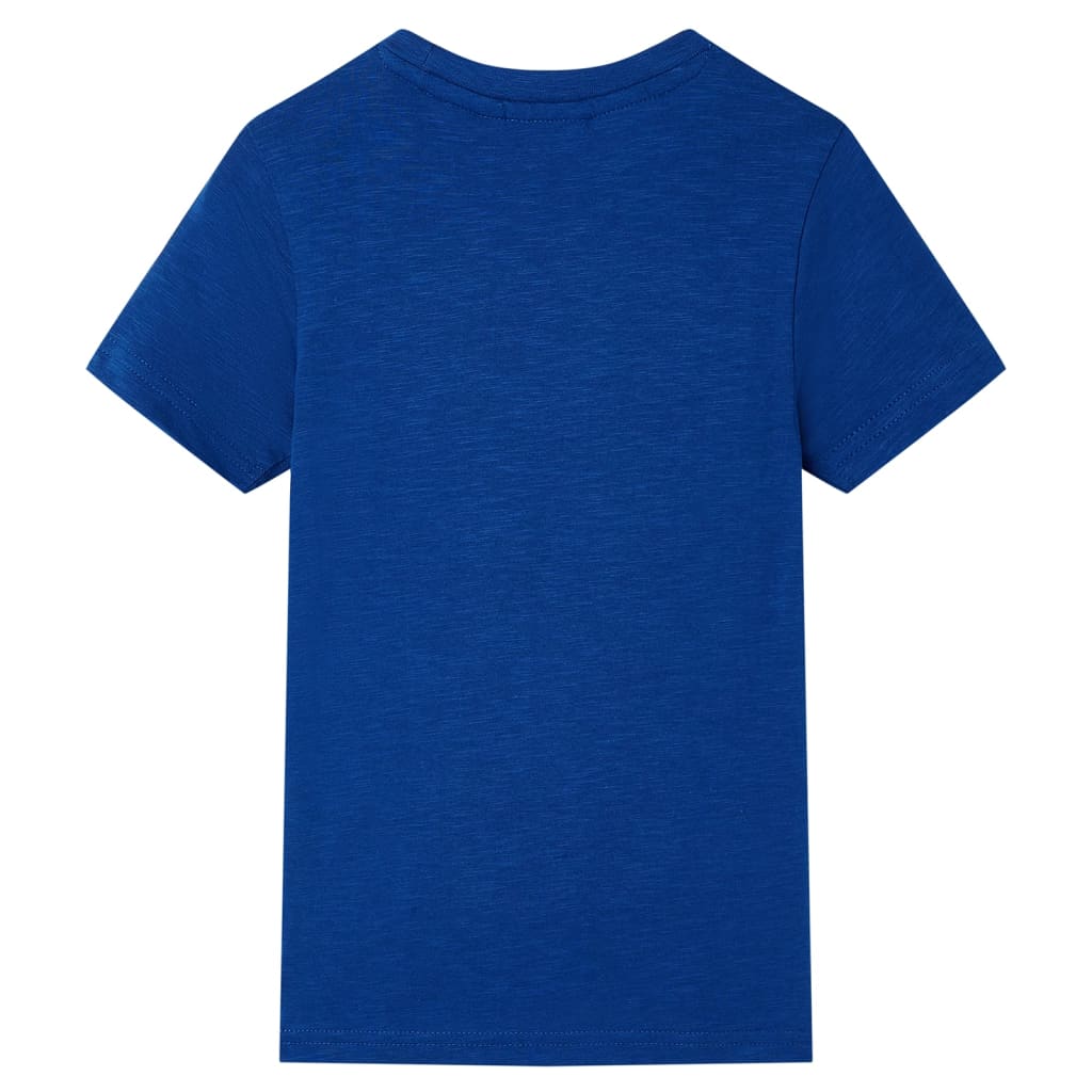 VidaXL Chemise enfant 128 bleu foncé