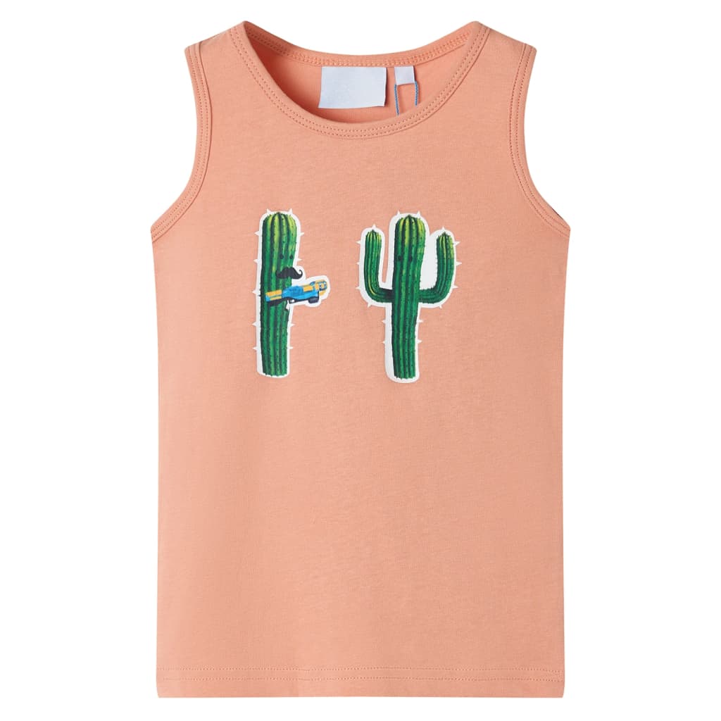 VidaXL Haut enfant 128 orange clair