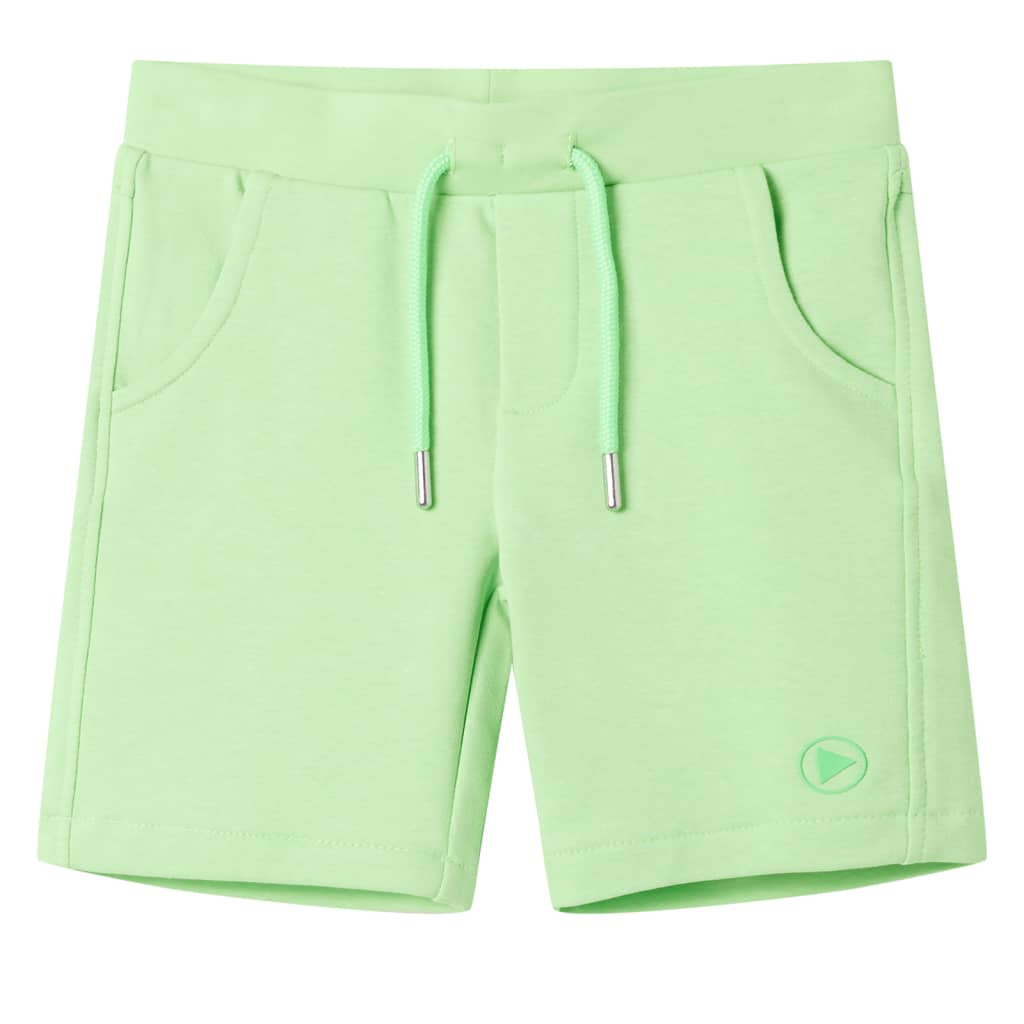 VidaXL Short enfant 92 vert fluo
