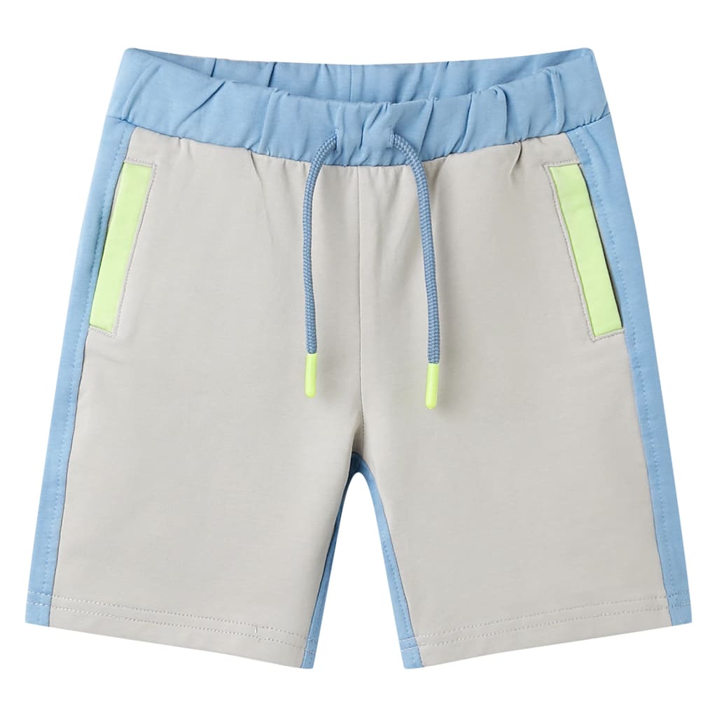 VidaXL Short enfant avec cordon de serrage 140 bleu
