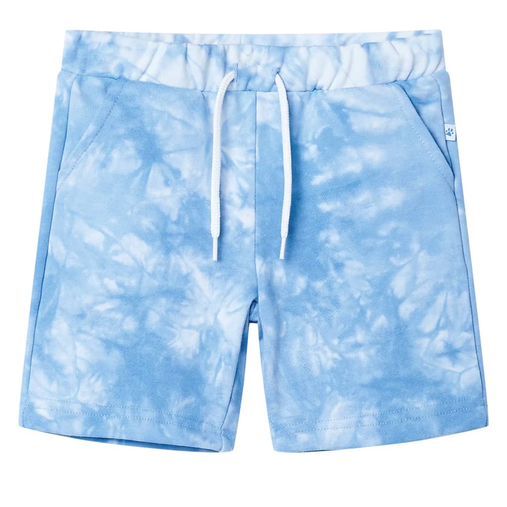 VidaXL Short enfant avec cordon de serrage 104 bleu doux