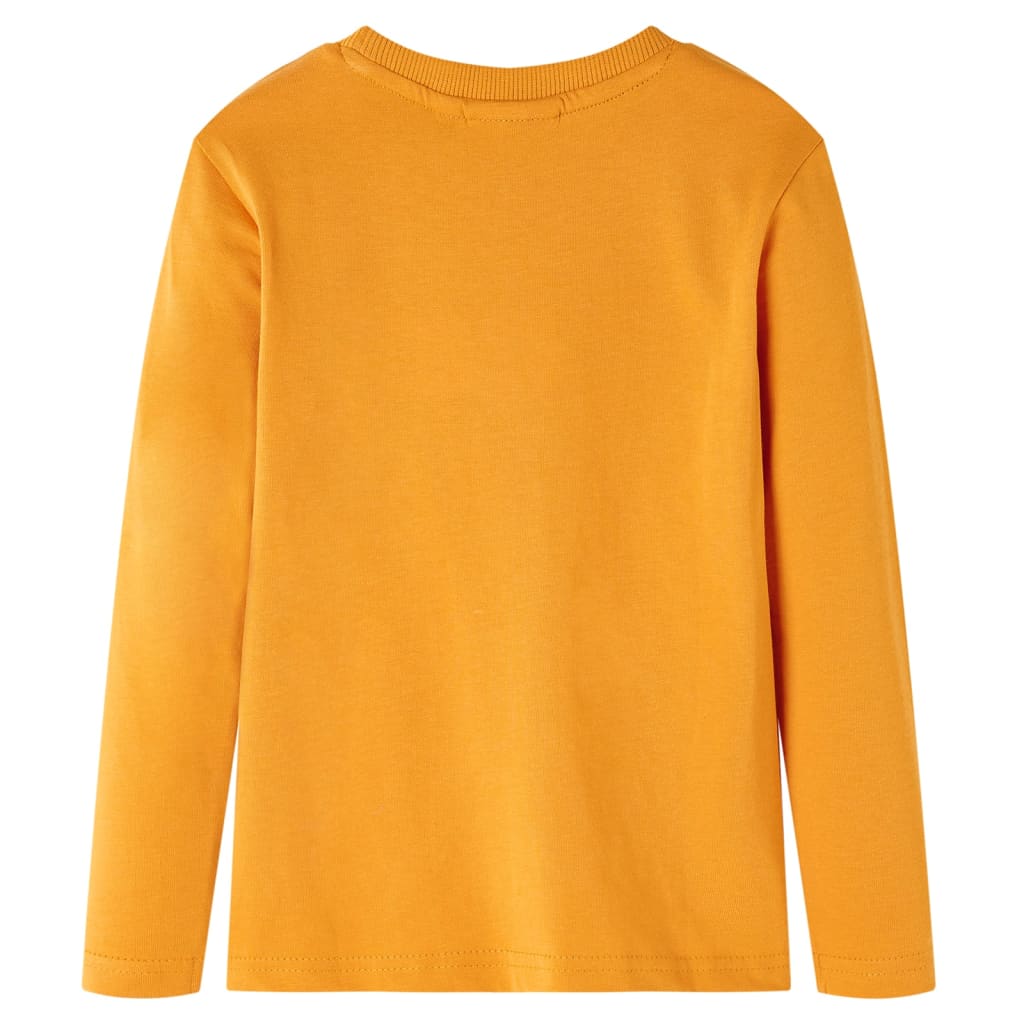 VidaXL Chemise enfant à manches longues 116 ocre