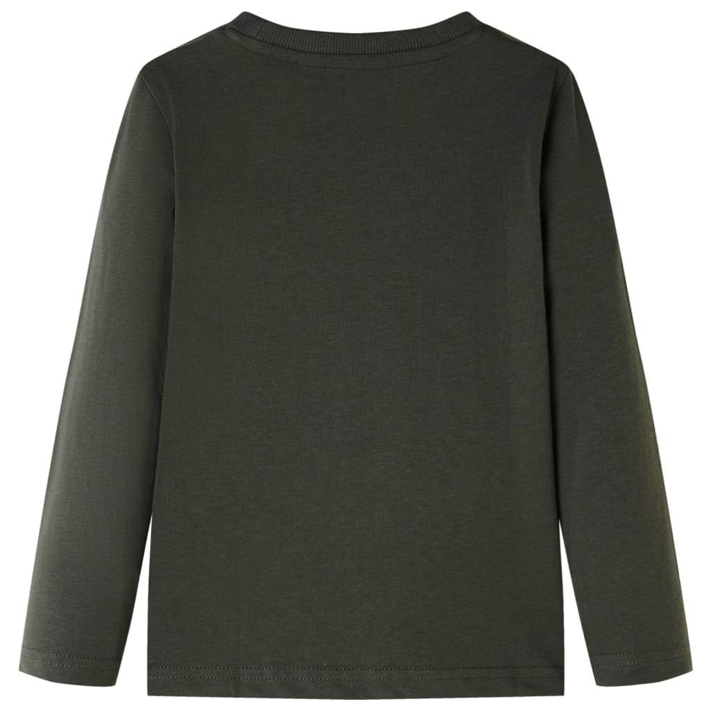 VidaXL Chemise enfant à manches longues 92 kaki