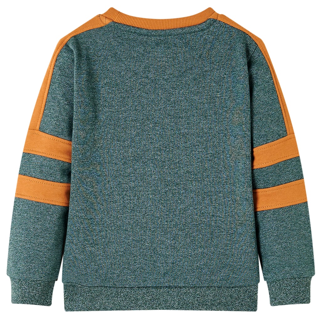 VidaXL Pull enfant 116 vert foncé mélangé