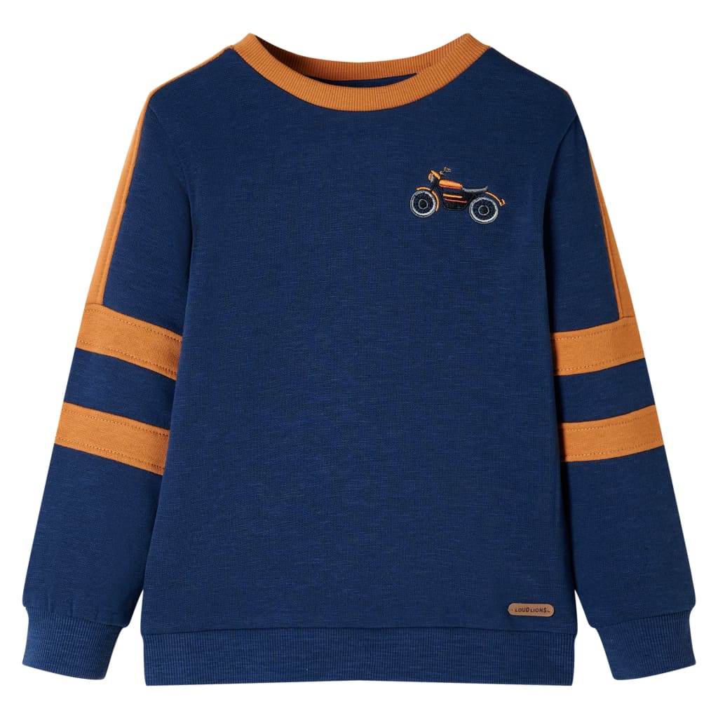 VidaXL Pull enfant 128 bleu indigo