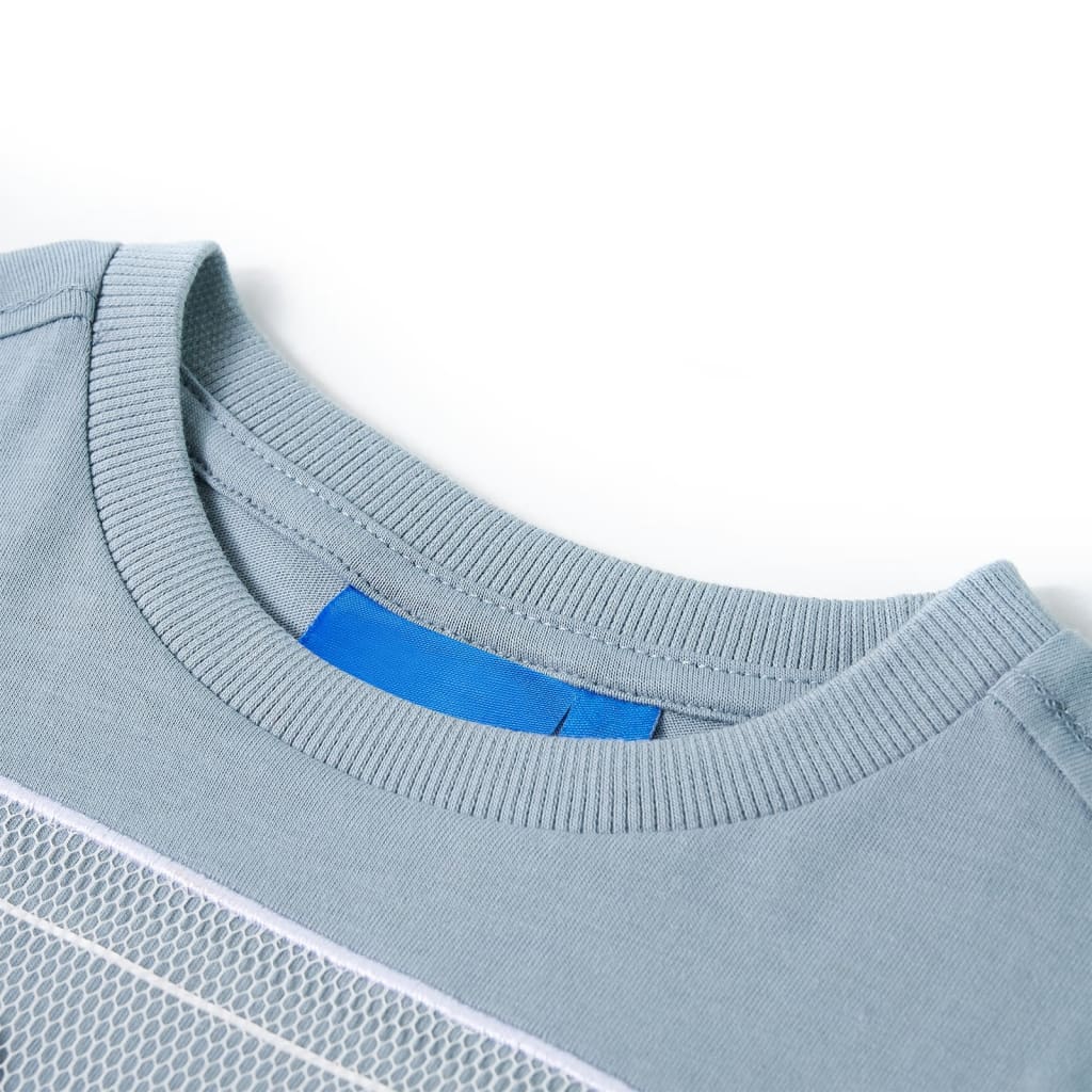 VidaXL Chemise enfant à manches longues 92 bleu clair