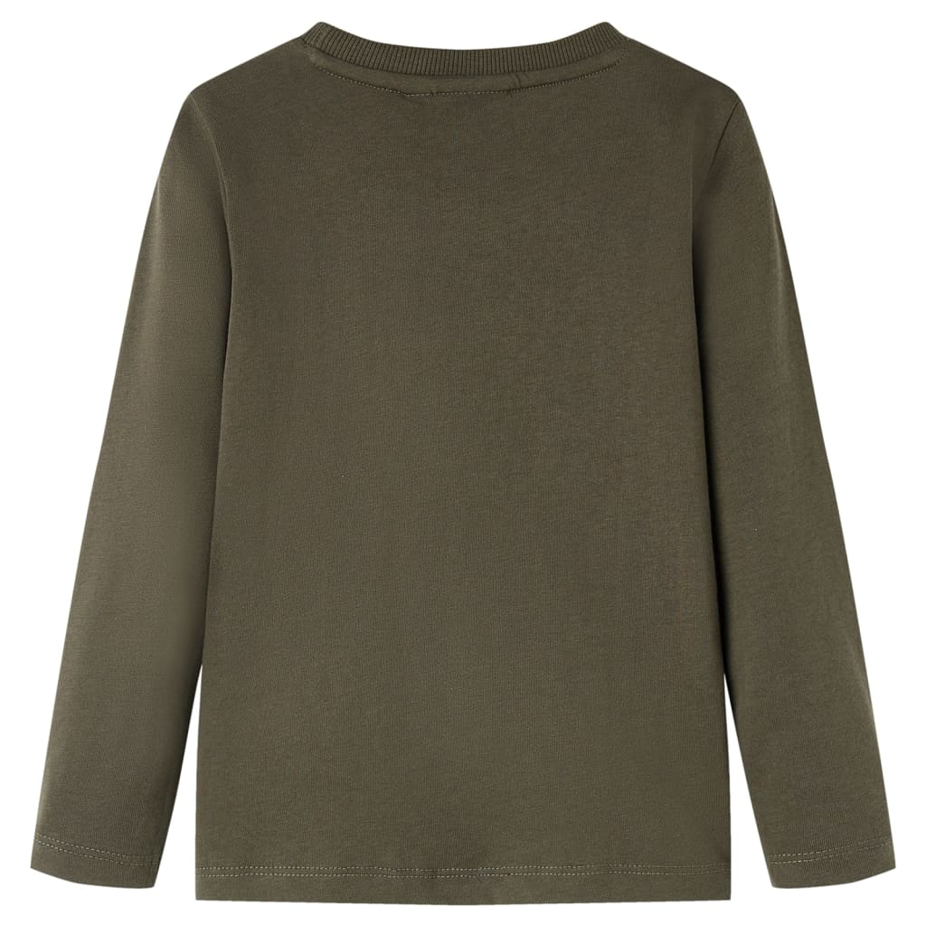 VidaXL Chemise enfant à manches longues 92 kaki