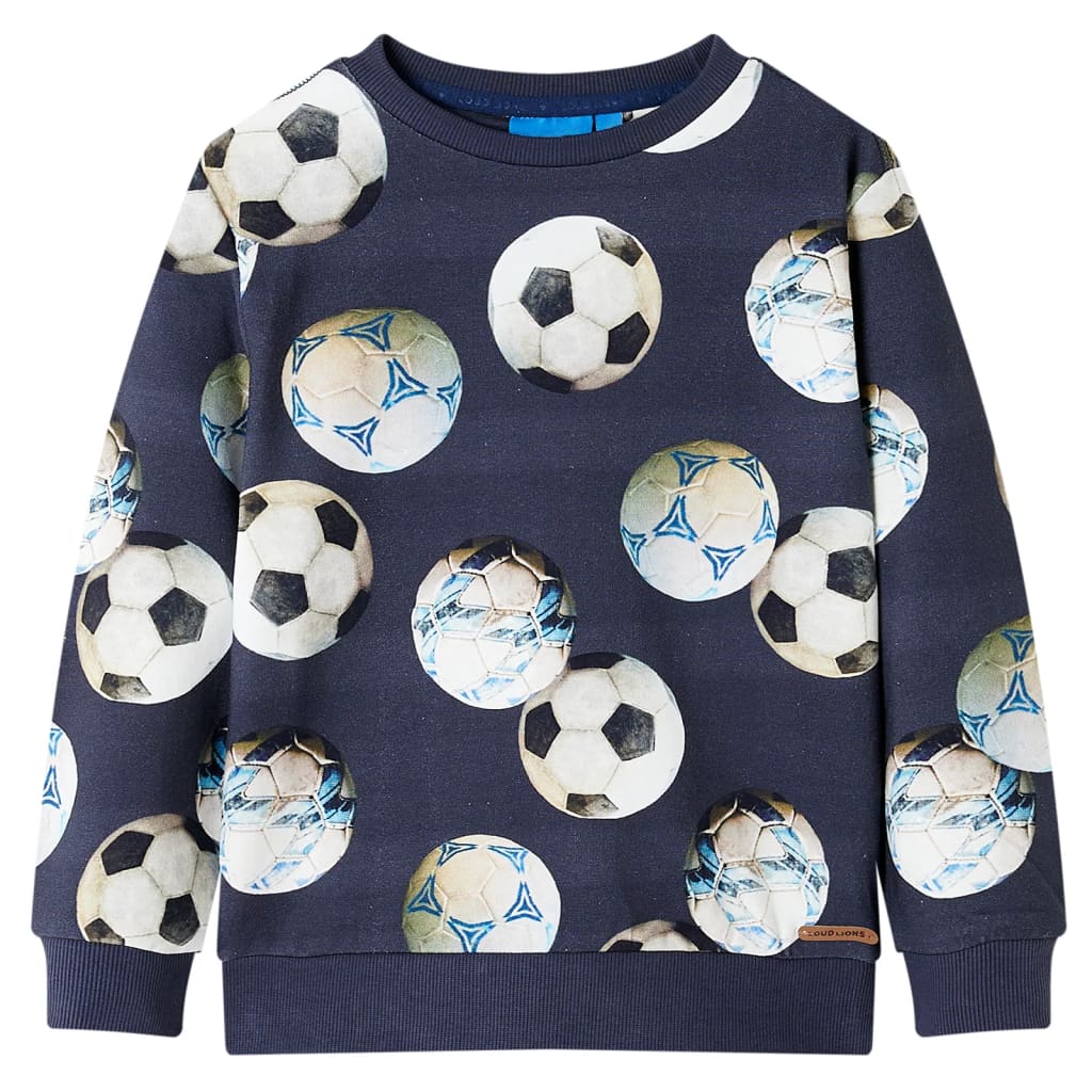 VidaXL Pull enfant 128 bleu marine