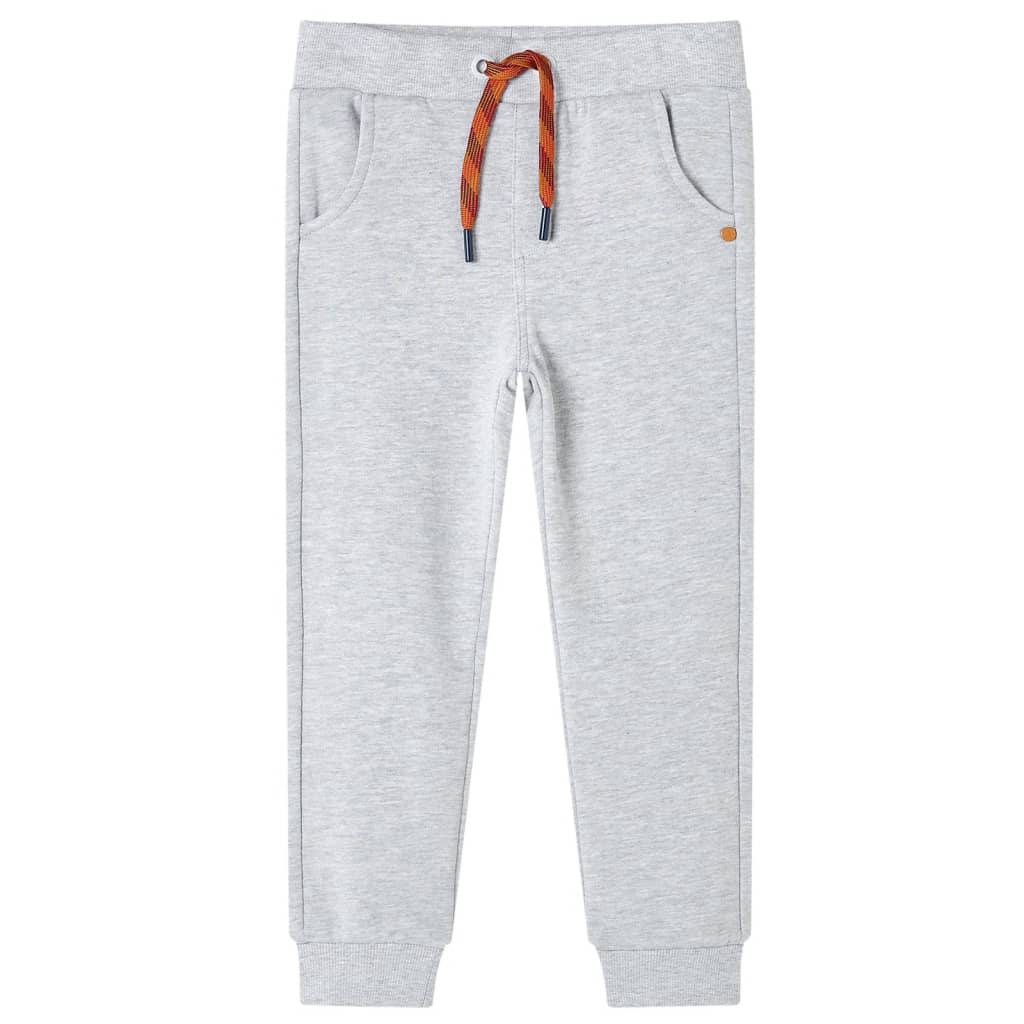 VidaXL Pantalon de survêtement pour enfants 104 gris mélangé