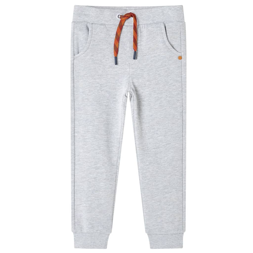 VidaXL pantalon de survêtement pour enfants 116 gris mélangé
