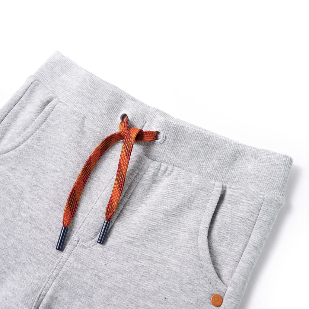 VidaXL pantalon de survêtement pour enfants 116 gris mélangé