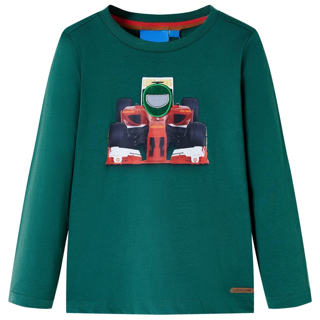 VidaXL Chemise enfant à manches longues 92 vert