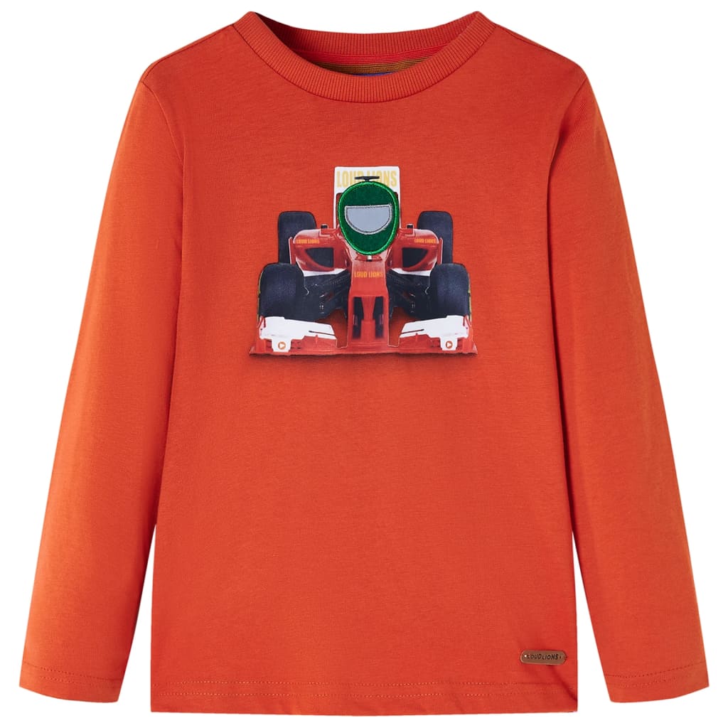 VidaXL Chemise enfant à manches longues 92 orange