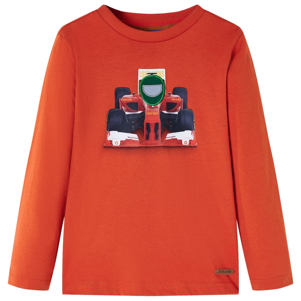 VidaXL Chemise enfant à manches longues 104 orange