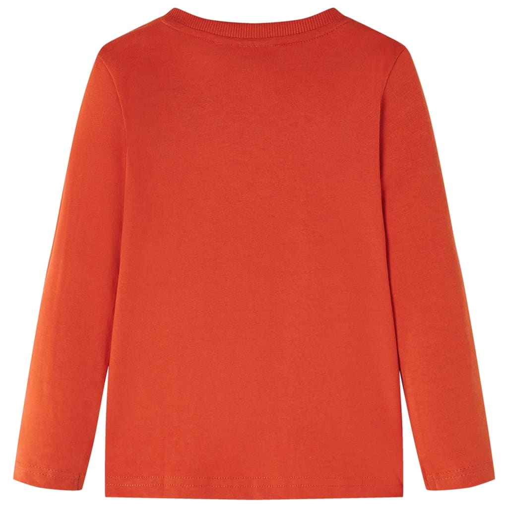 VidaXL Chemise enfant à manches longues 104 orange