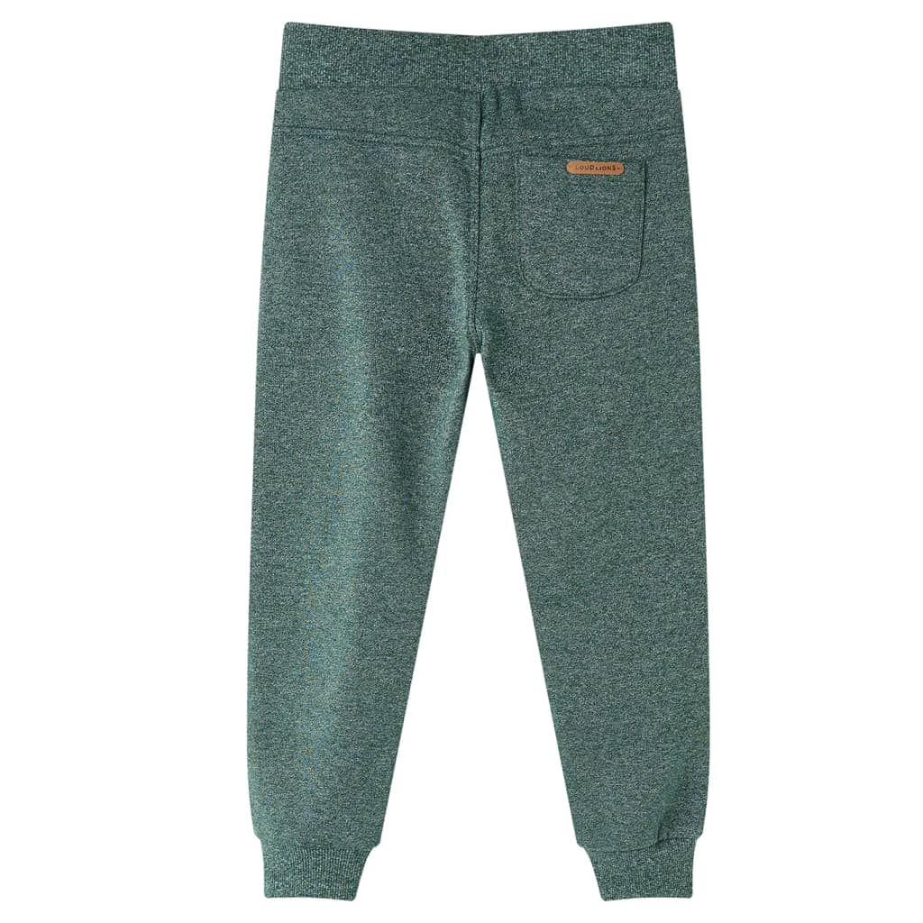 VidaXL Pantalon de survêtement pour enfants 116 vert foncé