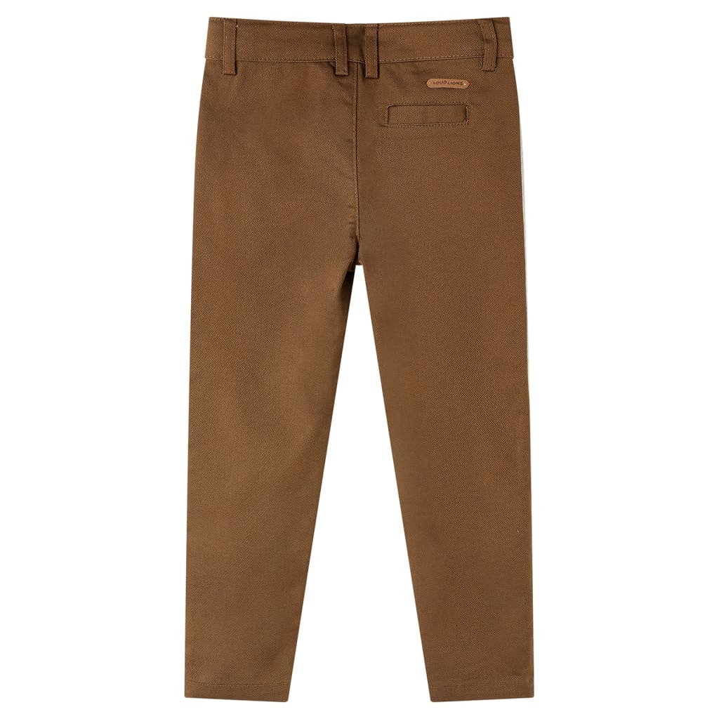VidaXL Pantalon enfant 140 couleur cognac