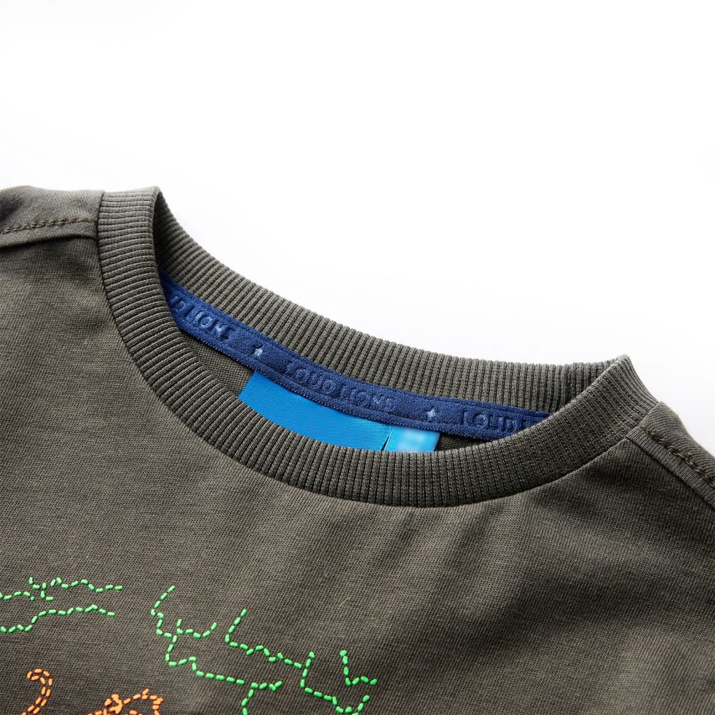 VidaXL Chemise enfant à manches longues 92 kaki